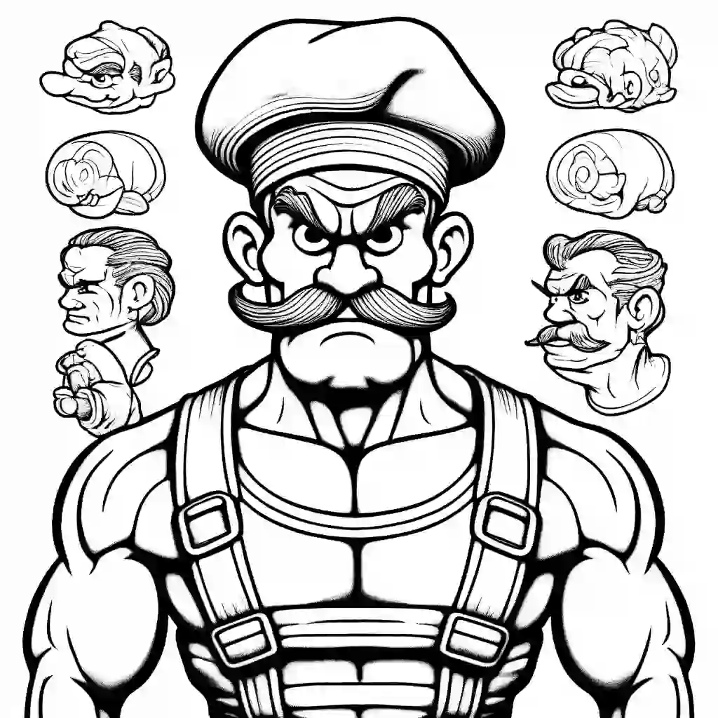 Popeye coloring pages